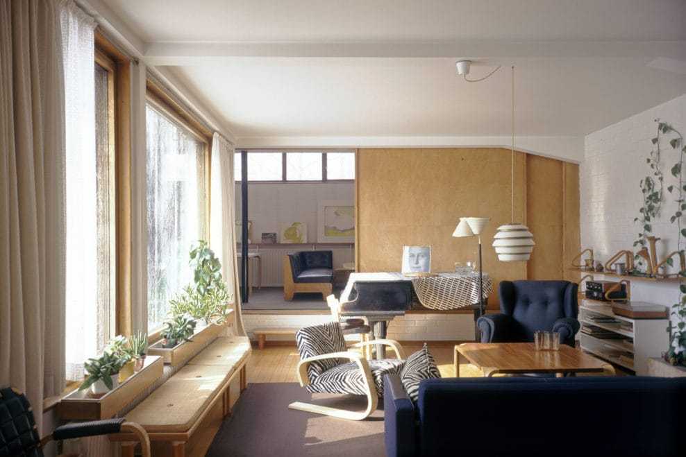 The Aalto House in Helsinki by Alvar Aalto 1935-1936