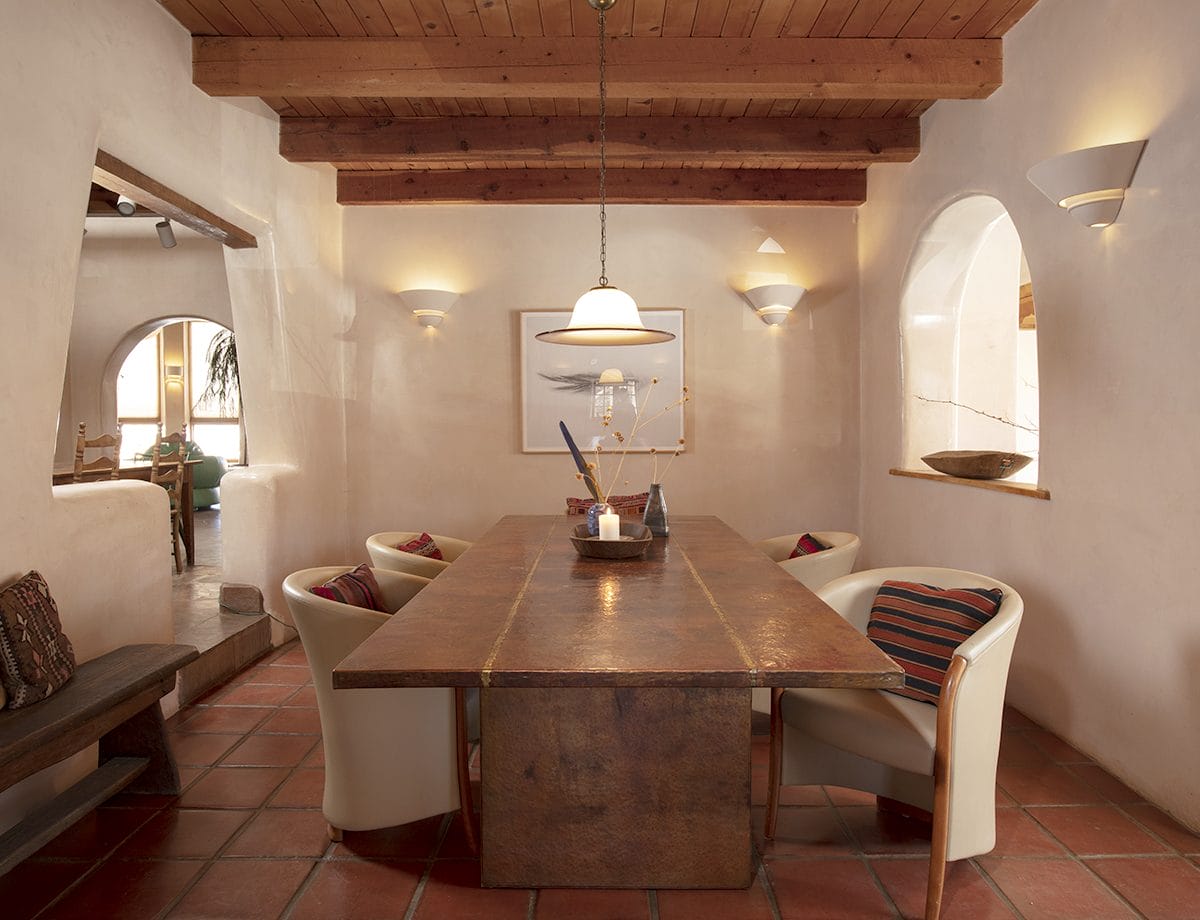 Raquel Allegra's house in Taos, New Mexico for the Wall Street Journal