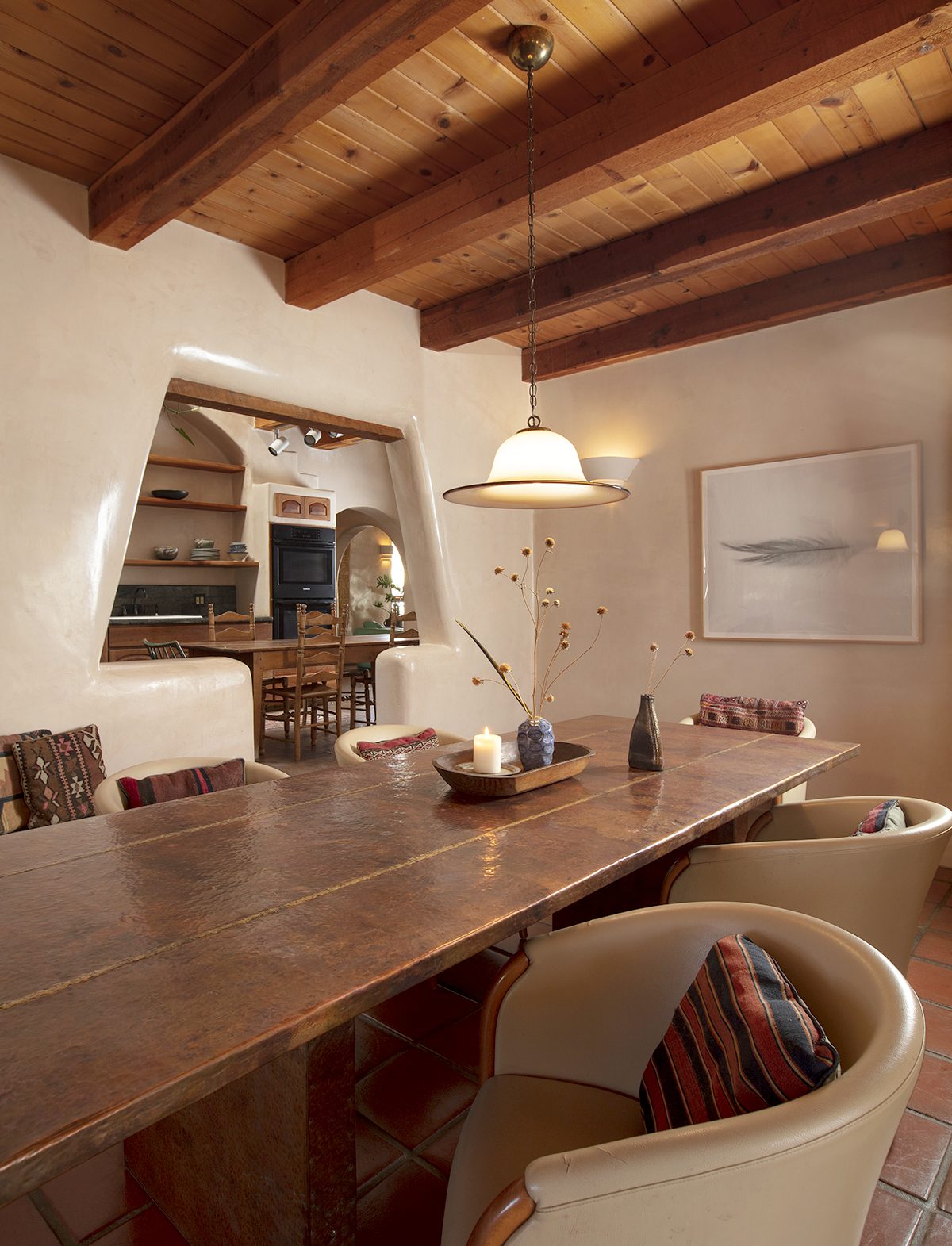 Raquel Allegra's house in Taos, New Mexico for the Wall Street Journal
