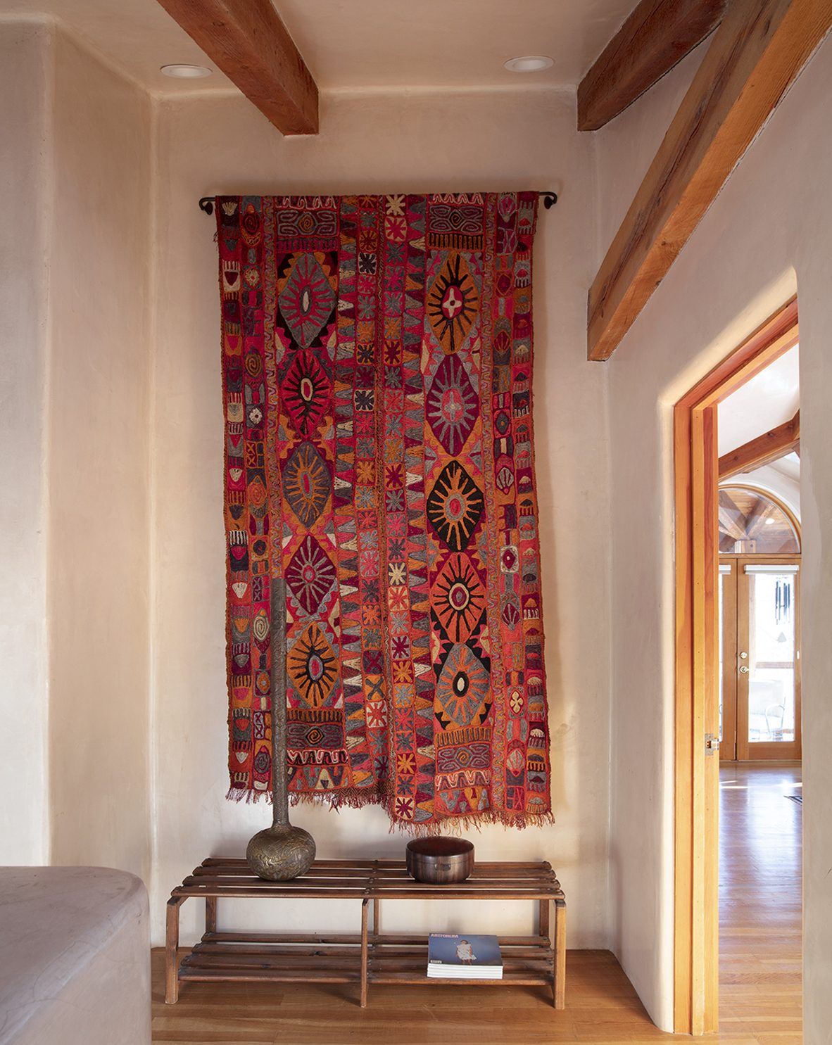 Raquel Allegra's house in Taos, New Mexico for the Wall Street Journal