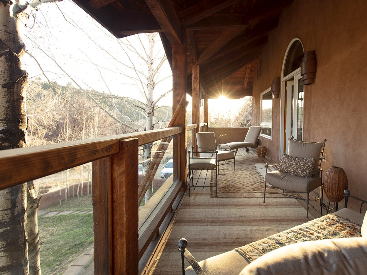 Photos of Raquel Allegra's Many Feathers Ranch in Taos, New Mexico