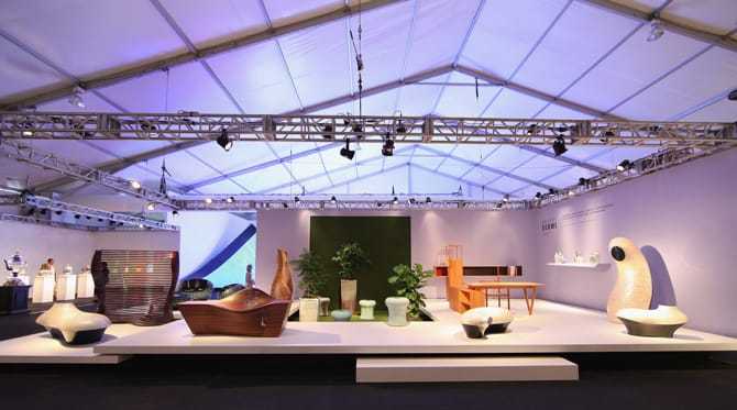 <> Design Miami 2011 exhibits at the Miami Beach Convention Center on November 29, 2011 in Miami Beach, Florida.