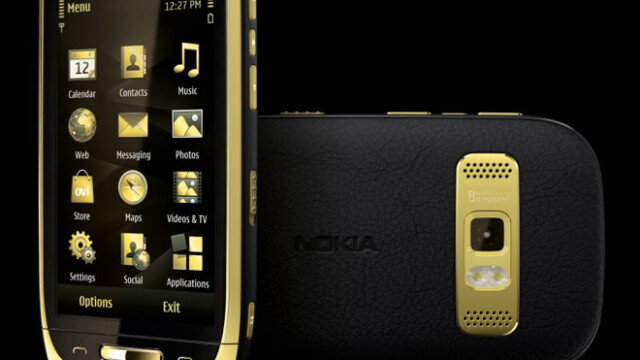 Nokia Oro powlekana złotem