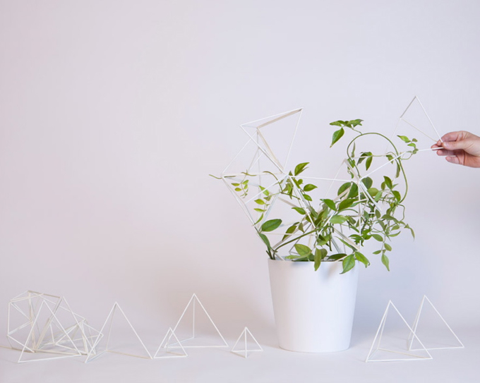 Projekt studia z Londynu to modułowy system sadzenia roślin, składający się z elementów o piramidalnych kształtach. fot. Materiały prasowe