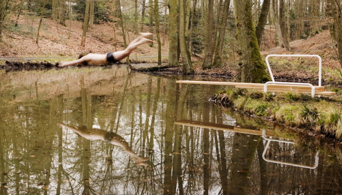 Weltevree: Przenośna trampolina