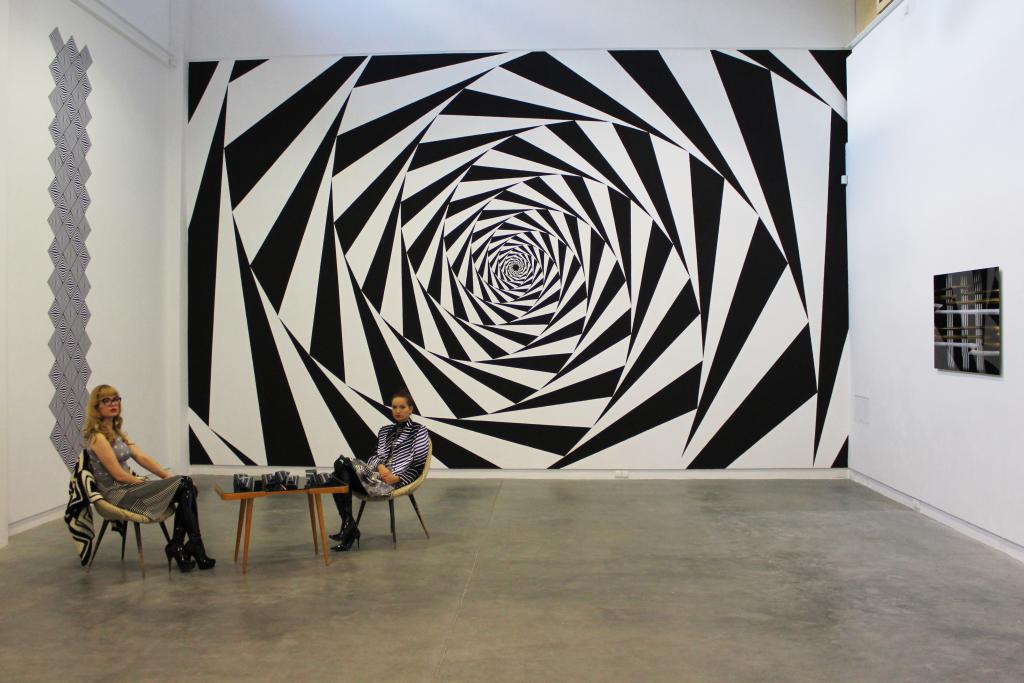 Vortex - hipnotyzyjący mural łączący matematykę z estetyką. fot. Eliza Ziemińska