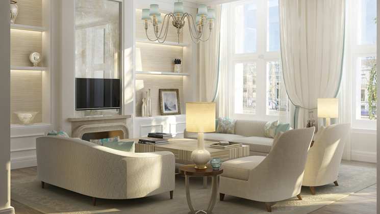 Living Area of Royal Suite