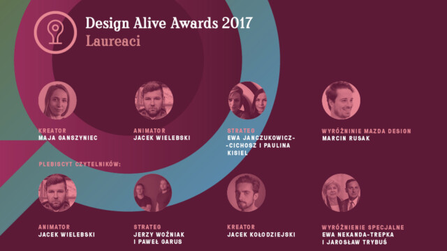 Znamy laureatów Design Alive Awards 2017!