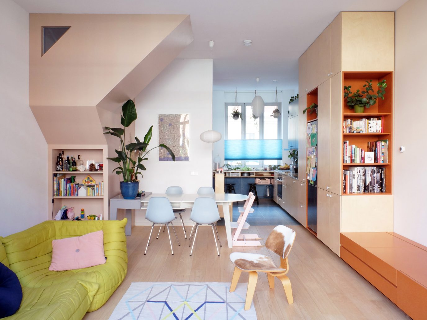 Kolorowy dom w Rotterdamie autorstwa Lagado Architects