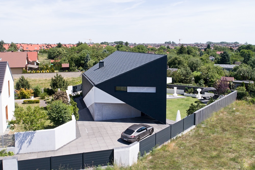 Dom na planie trapezu. Re: Triangle House projektu Reform Architekt