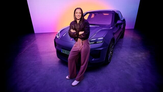 Iga Świątek w kampanii nowego elektrycznego Porsche Macan