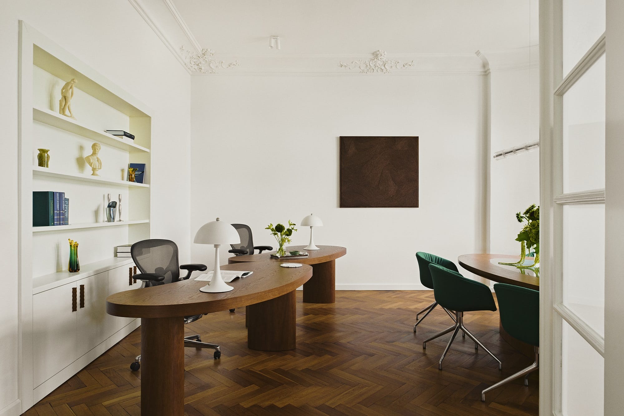 Wnętrze kancelarii zaprojektowane przez Ewa/Thomas Studio (Ewa i Thomas Soboczyński)