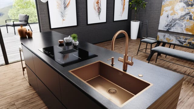 Kolor ma znacznie, bateria Franke Mythos Water Hub w nowej palecie