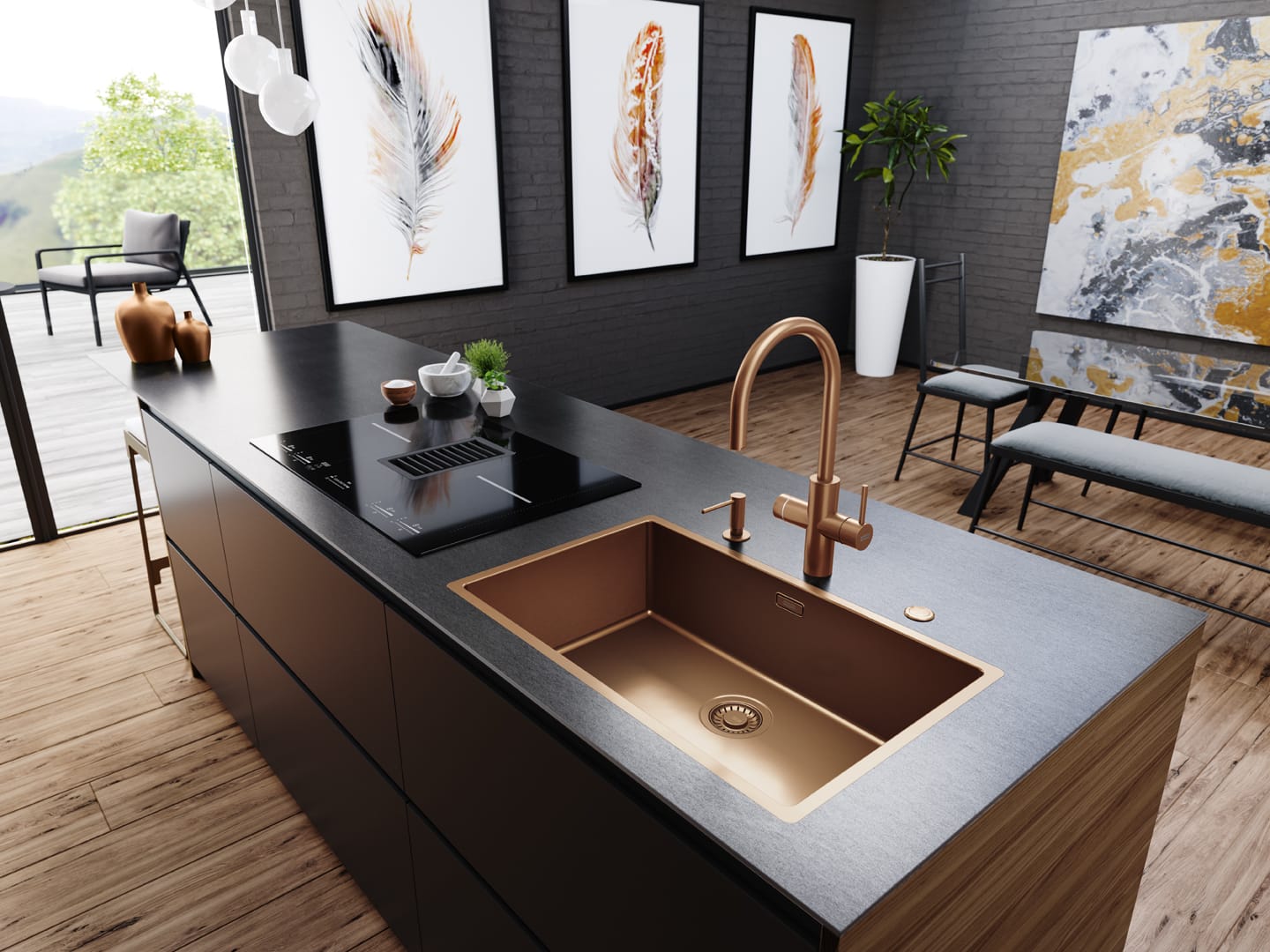 Kolor ma znacznie, bateria Franke Mythos Water Hub w nowej palecie