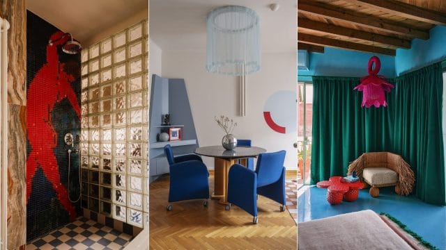 Nowoczesna terapia kolorem: 10 wnętrz, które odważnie łamią monochrom