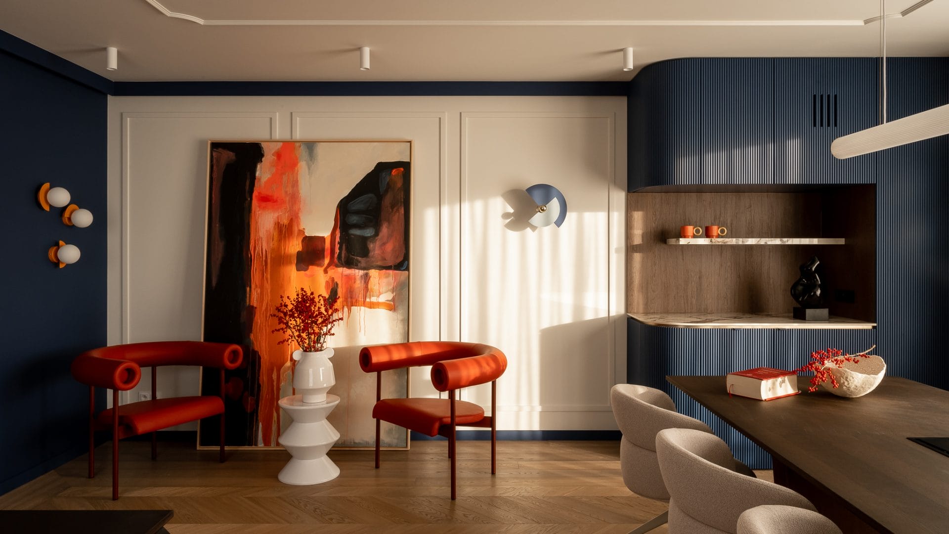 Wrocławska kancelaria postawiła na kolor i design w miejsce korporacyjnego chłodu